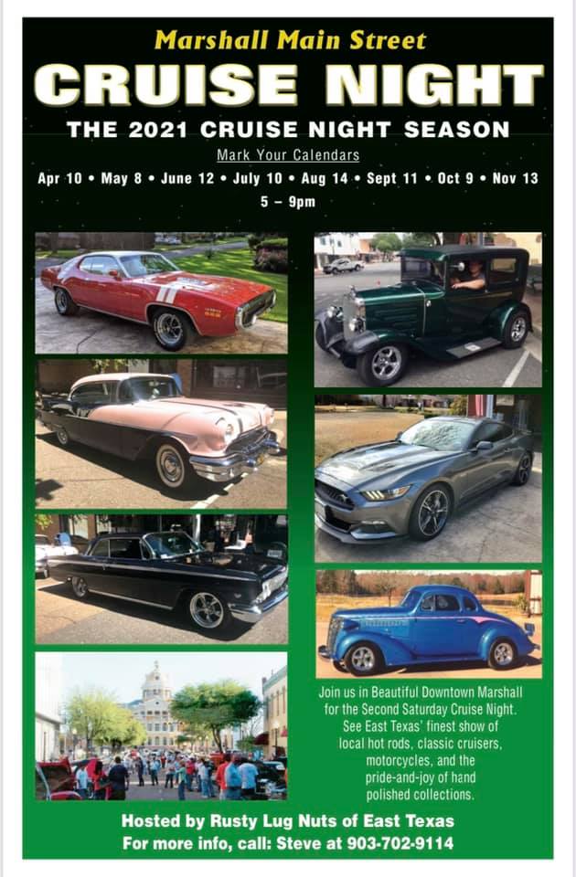 Rusty Lug Nuts Second Saturday Car Show TX