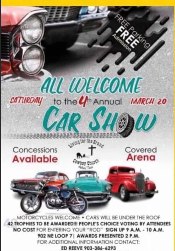 Lftb Cowboy Church Car Show Tx Carcruisefinder Com